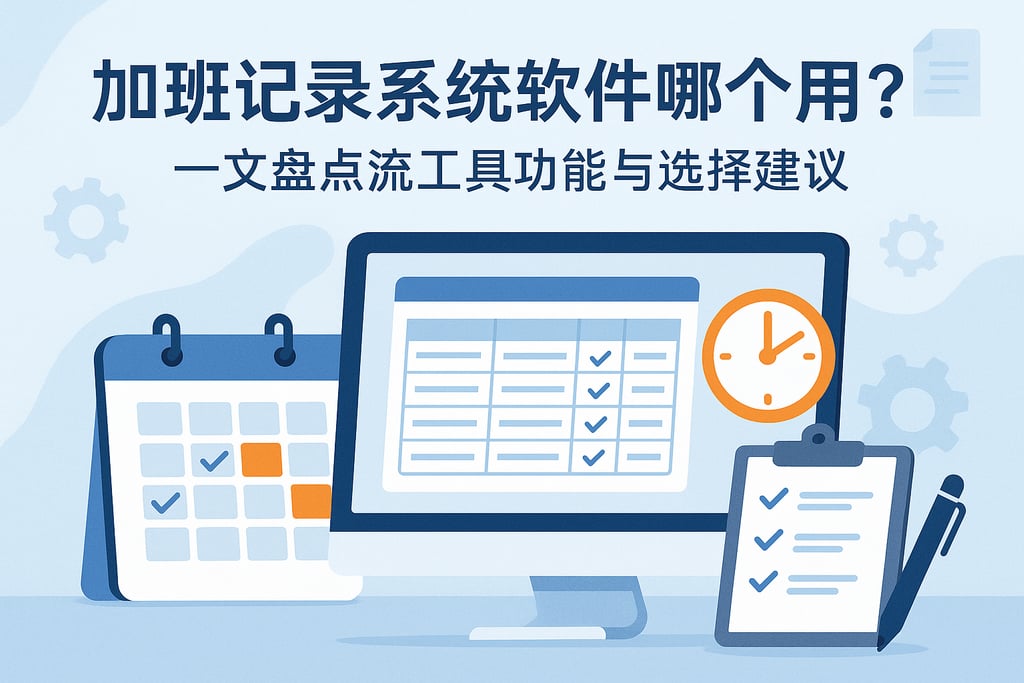 加班记录系统软件哪个好用？一文盘点主流工具功能与选择建议
