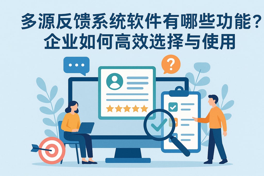 多源反馈系统软件有哪些功能？企业如何高效选择与使用