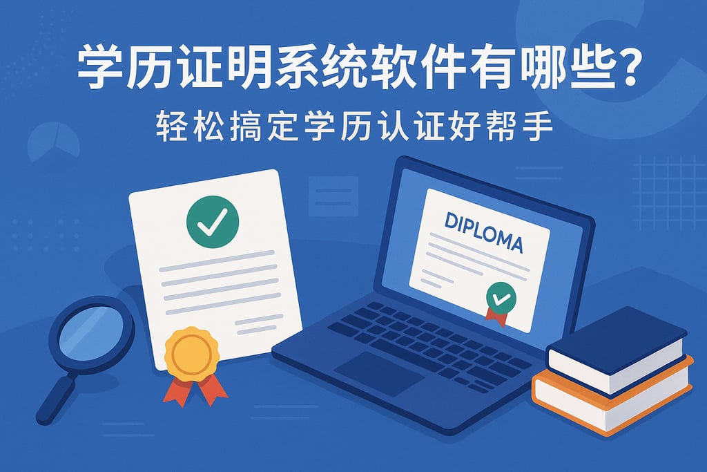 学历证明系统软件有哪些？轻松搞定学历认证好帮手