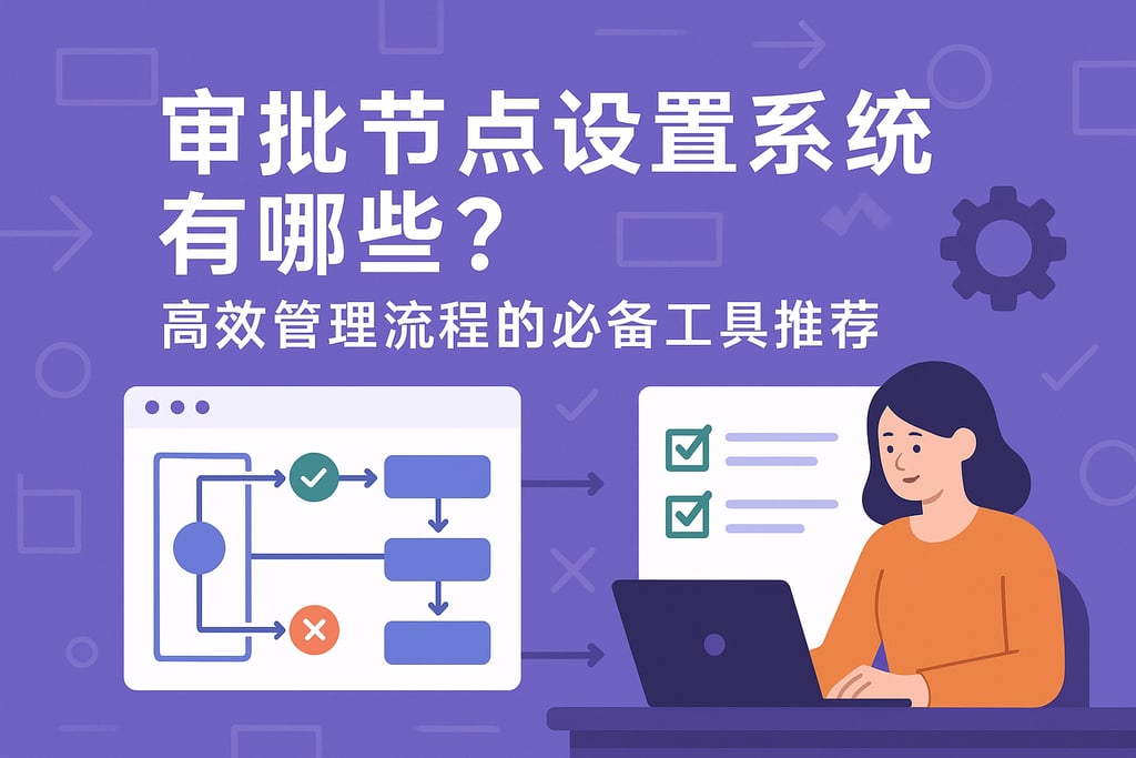审批节点设置系统有哪些？高效管理流程的必备工具推荐