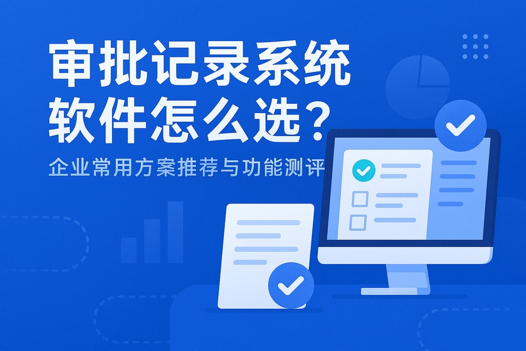 审批记录系统软件怎么选？企业常用方案推荐与功能测评