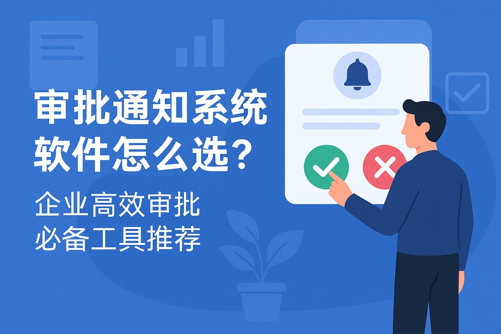 审批通知系统软件怎么选？企业高效审批必备工具推荐