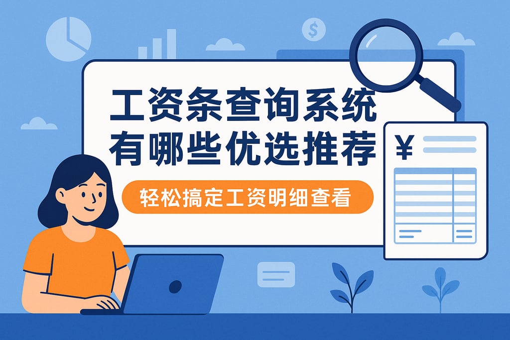 工资条查询系统有哪些优选推荐？轻松搞定工资明细查看