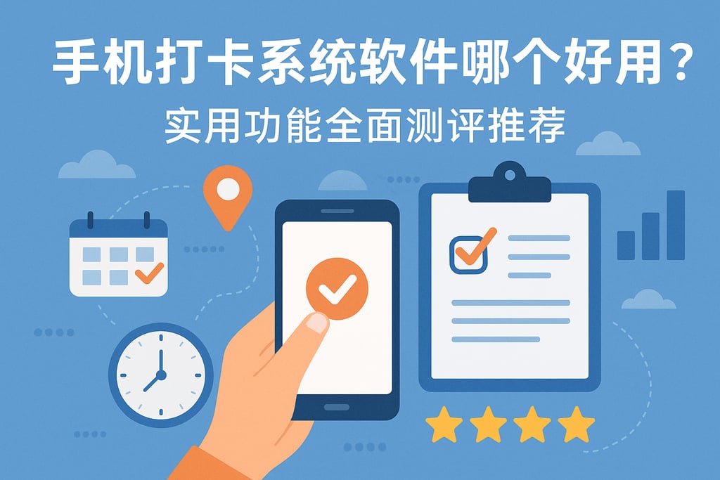 手机打卡系统软件哪个好用？实用功能全面测评推荐