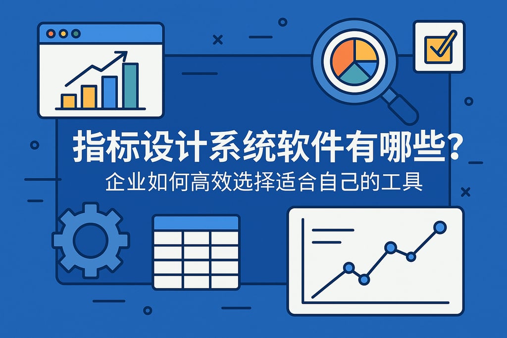 指标设计系统软件有哪些？企业如何高效选择适合自己的工具
