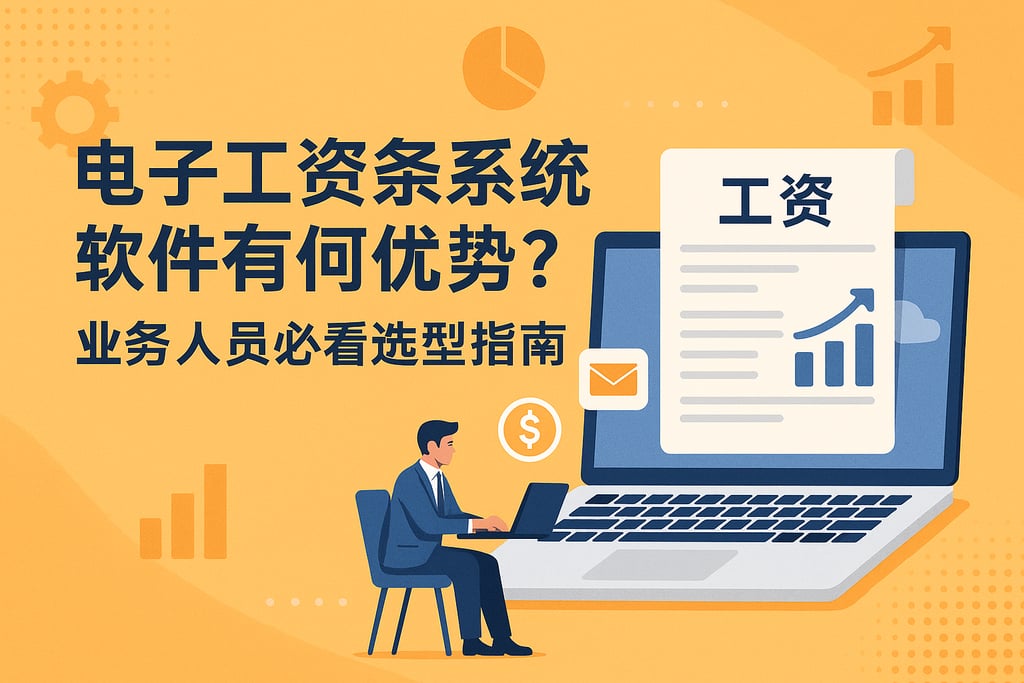 电子工资条系统软件有哪些优势？业务人员必看选型指南