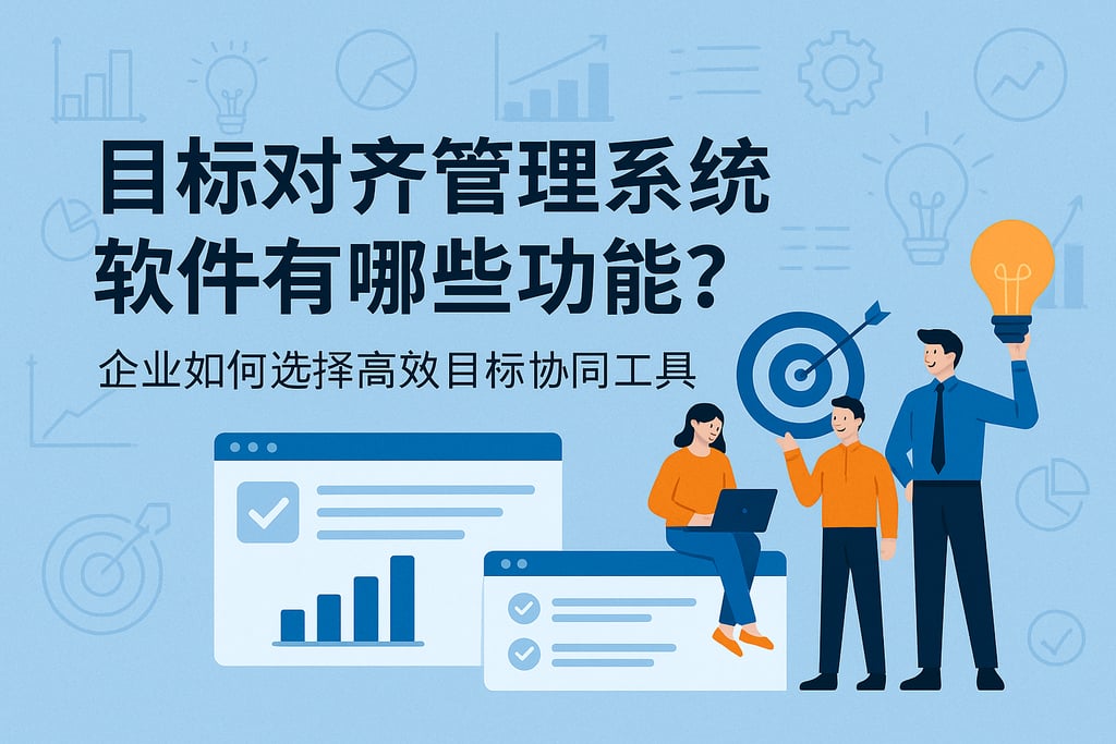 目标对齐管理系统软件有哪些功能？企业如何选择高效目标协同工具