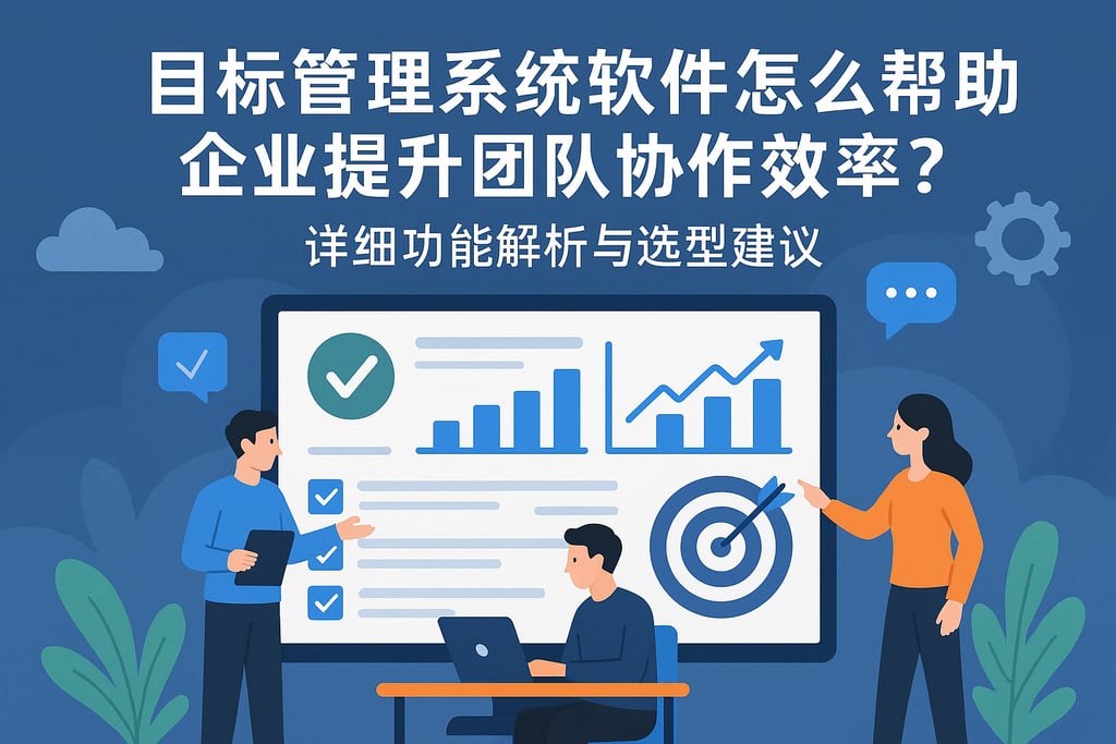 目标管理系统软件怎么帮助企业提升团队协作效率？详细功能解析与选型建议
