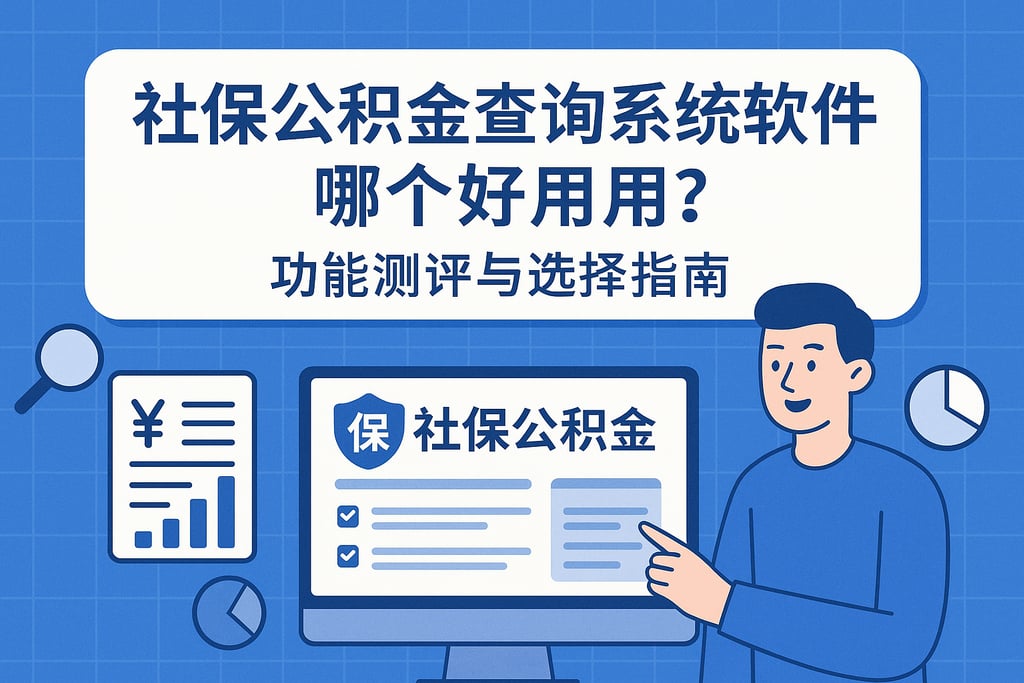 社保公积金查询系统软件哪个好用？功能测评与选择指南