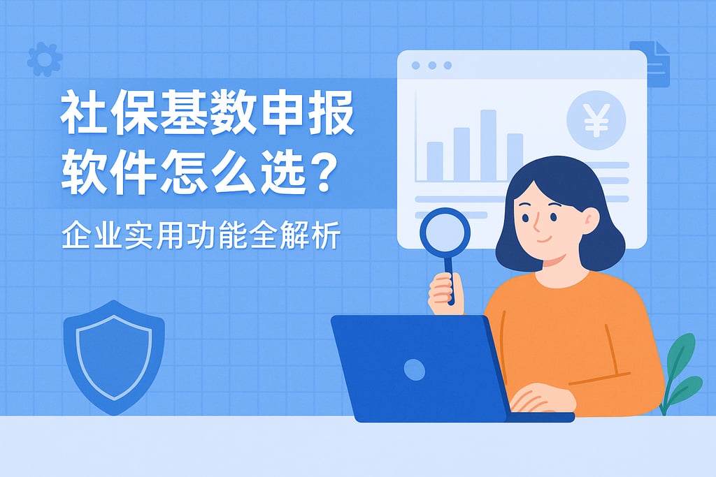 社保基数申报软件怎么选？企业实用功能全解析