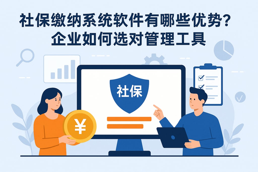 社保缴纳系统软件有哪些优势？企业如何选对管理工具