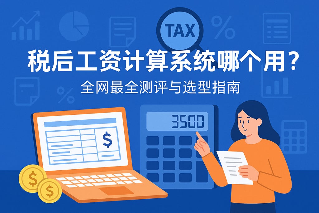 税后工资计算系统哪个好用？全网最全测评与选型指南
