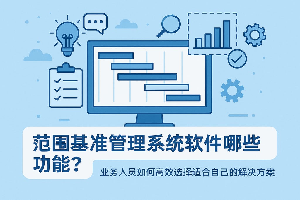 范围基准管理系统软件有哪些功能？业务人员如何高效选择适合自己的解决方案