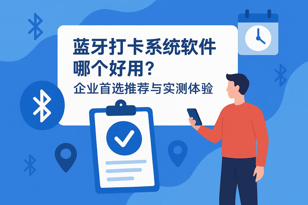 蓝牙打卡系统软件哪个好用？企业首选推荐与实测体验