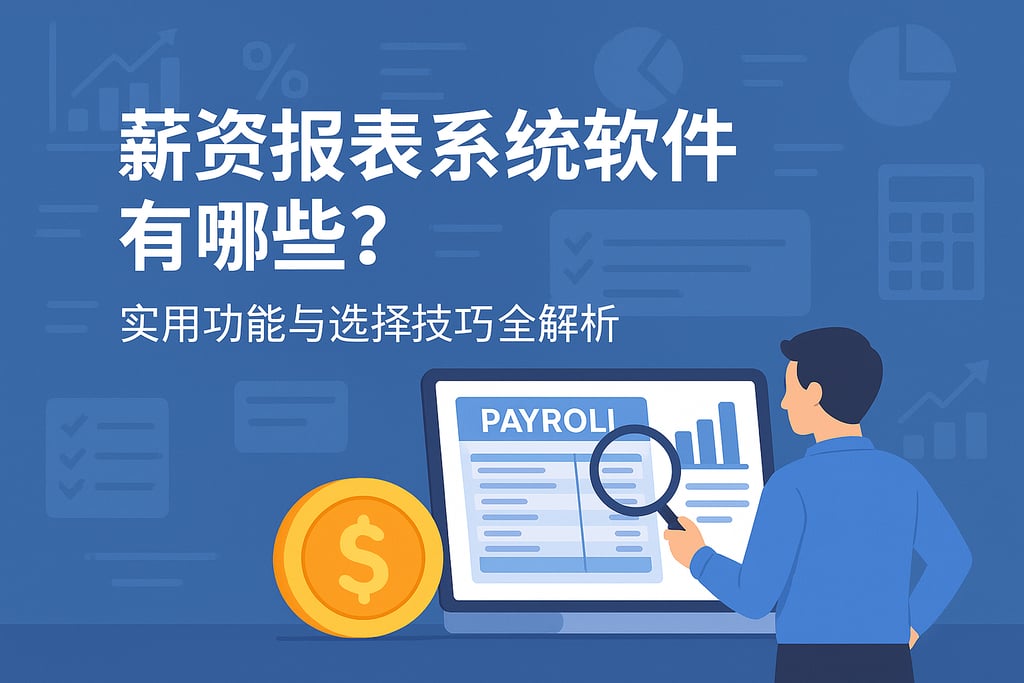 薪资报表系统软件有哪些？实用功能与选择技巧全解析
