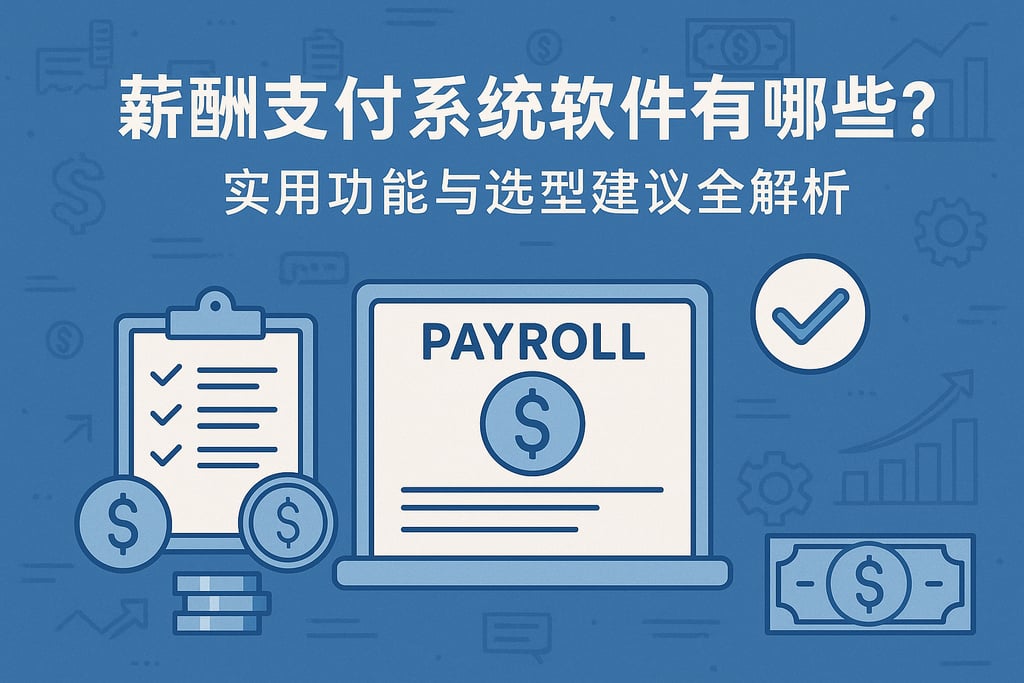 薪酬支付系统软件有哪些？实用功能与选型建议全解析