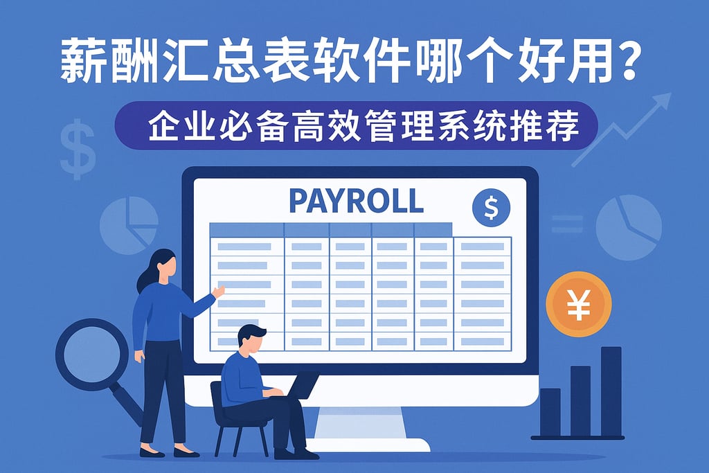 薪酬汇总表软件哪个好用？企业必备高效管理系统推荐