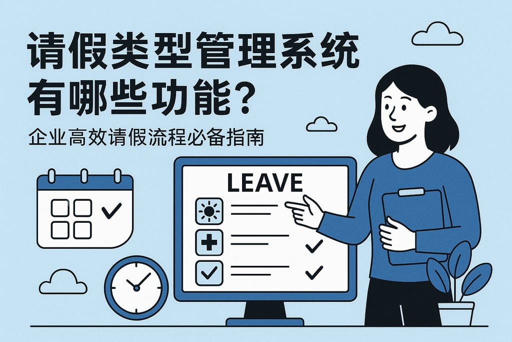 请假类型管理系统有哪些功能？企业高效请假流程必备指南