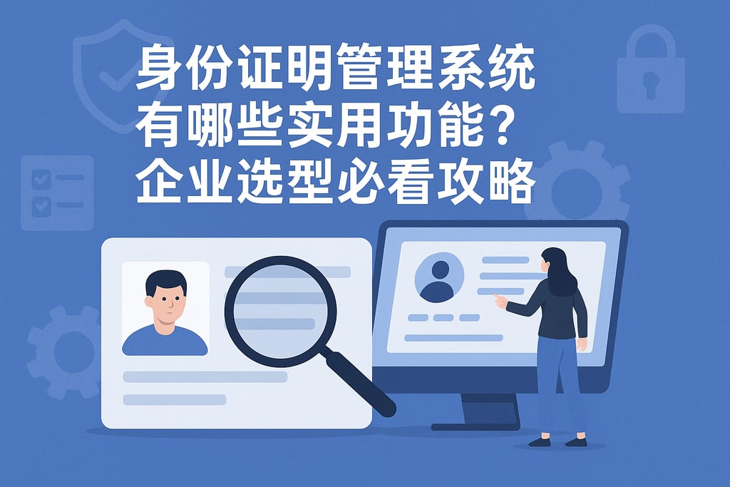 身份证明管理系统有哪些实用功能？企业选型必看攻略