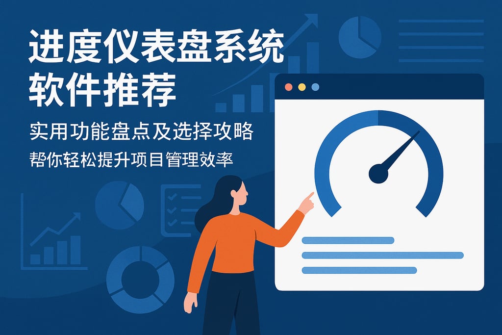 进度仪表盘系统软件推荐：实用功能盘点及选择攻略，帮你轻松提升项目管理效率