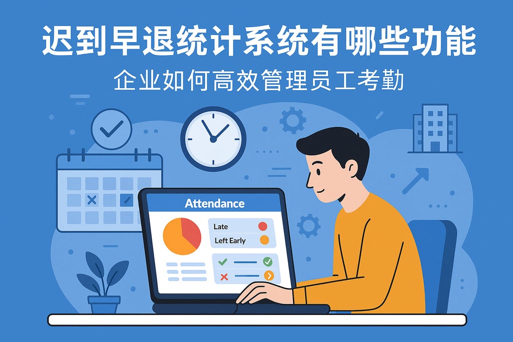 迟到早退统计系统有哪些功能，企业如何高效管理员工考勤
