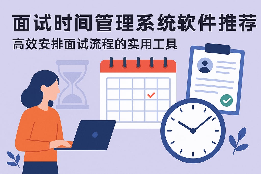 面试时间管理系统软件推荐：高效安排面试流程的实用工具