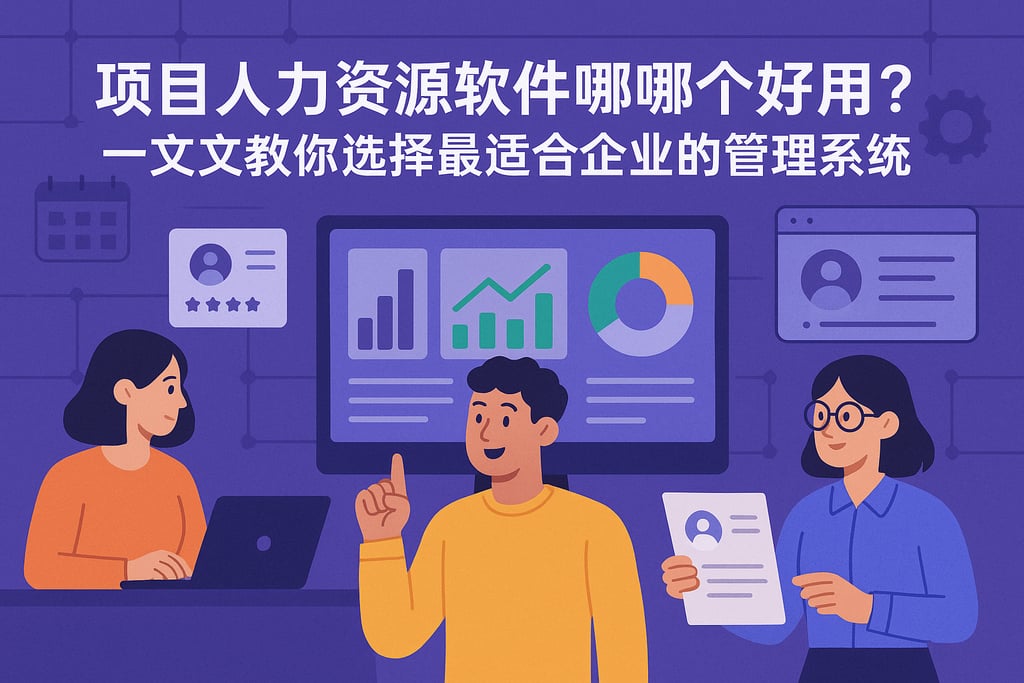 项目人力资源计划软件哪个好用？一文教你选择最适合企业的管理系统