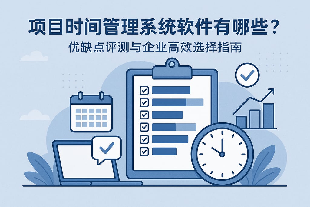 项目时间管理系统软件有哪些？优缺点评测与企业高效选择指南