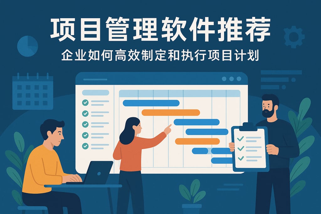 项目管理计划软件推荐：企业如何高效制定和执行项目计划