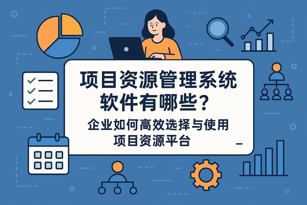 项目资源管理系统软件有哪些？企业如何高效选择与使用项目资源平台