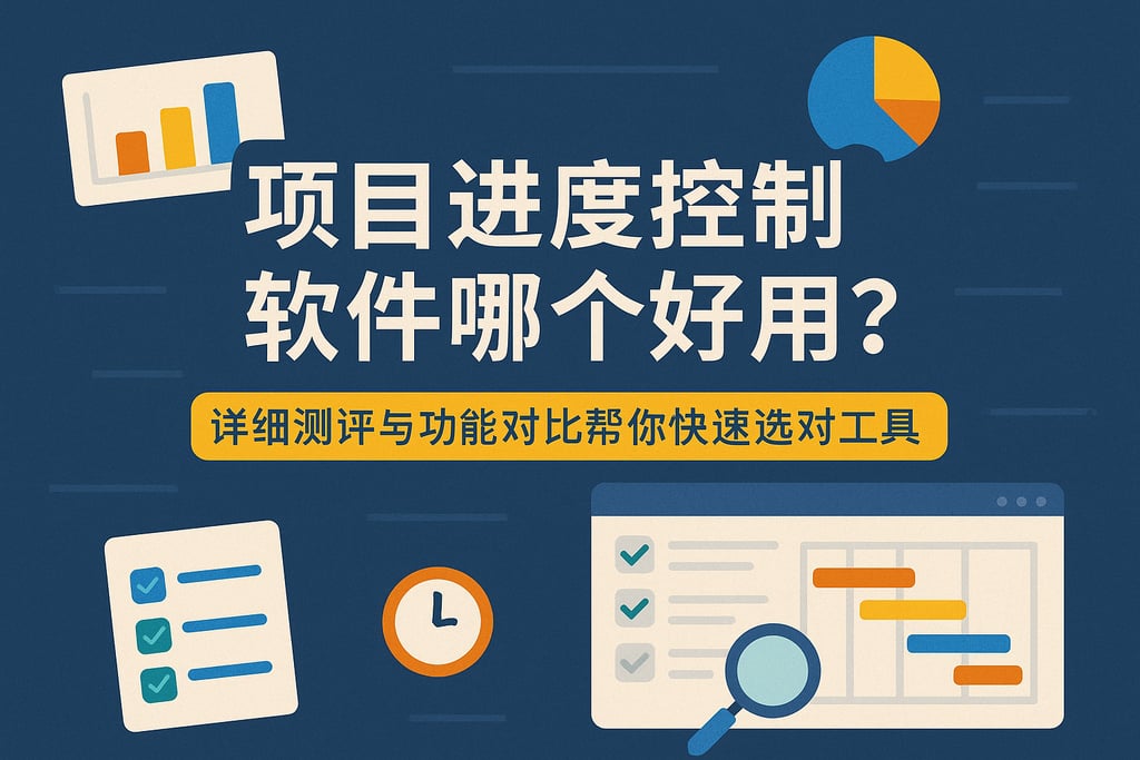 项目进度控制软件哪个好用？详细测评与功能对比帮你快速选对工具