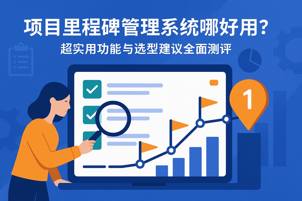 项目里程碑管理系统哪个好用？超实用功能与选型建议全面测评