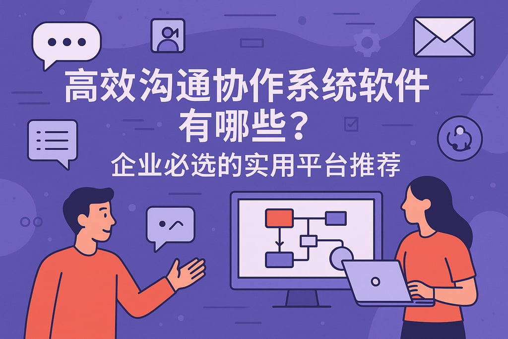 高效沟通协作系统软件有哪些？企业必选的实用平台推荐