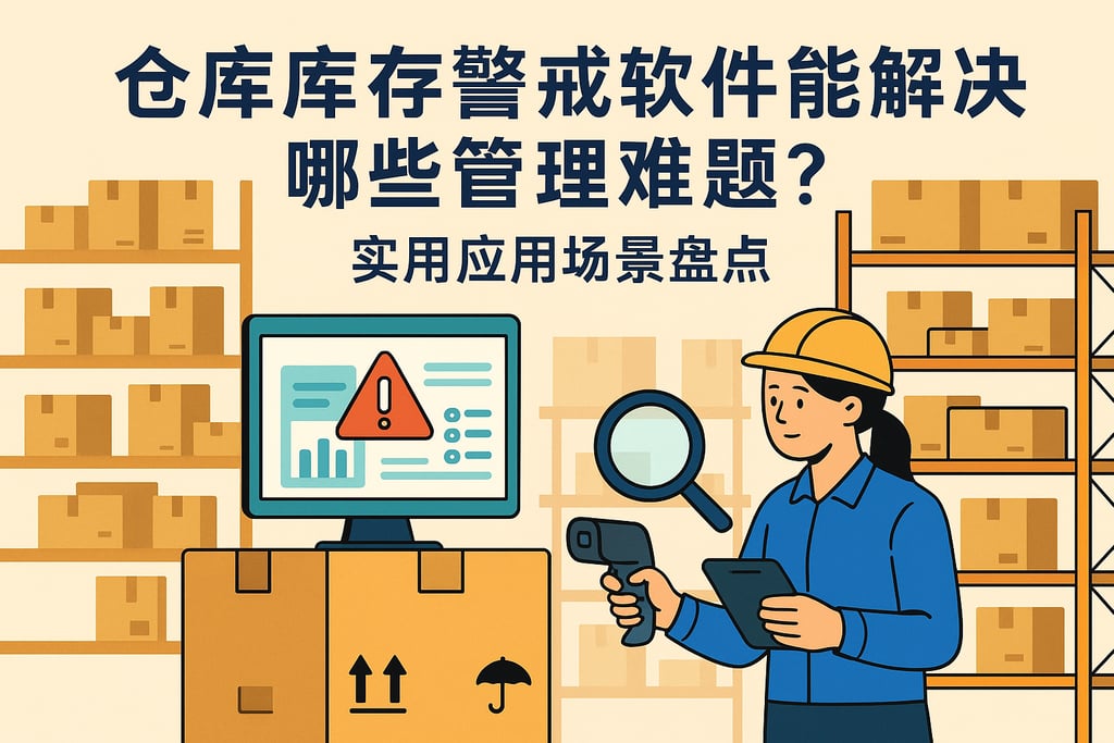 仓库库存警戒软件能解决哪些管理难题？实用应用场景盘点