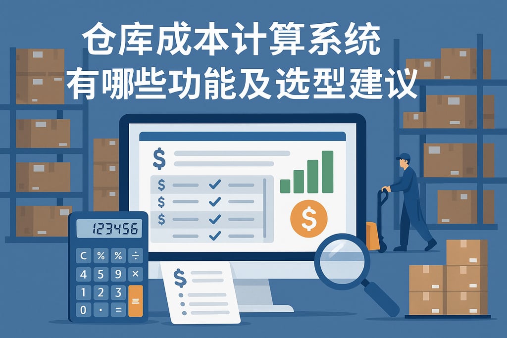 仓库成本计算系统有哪些功能及选型建议