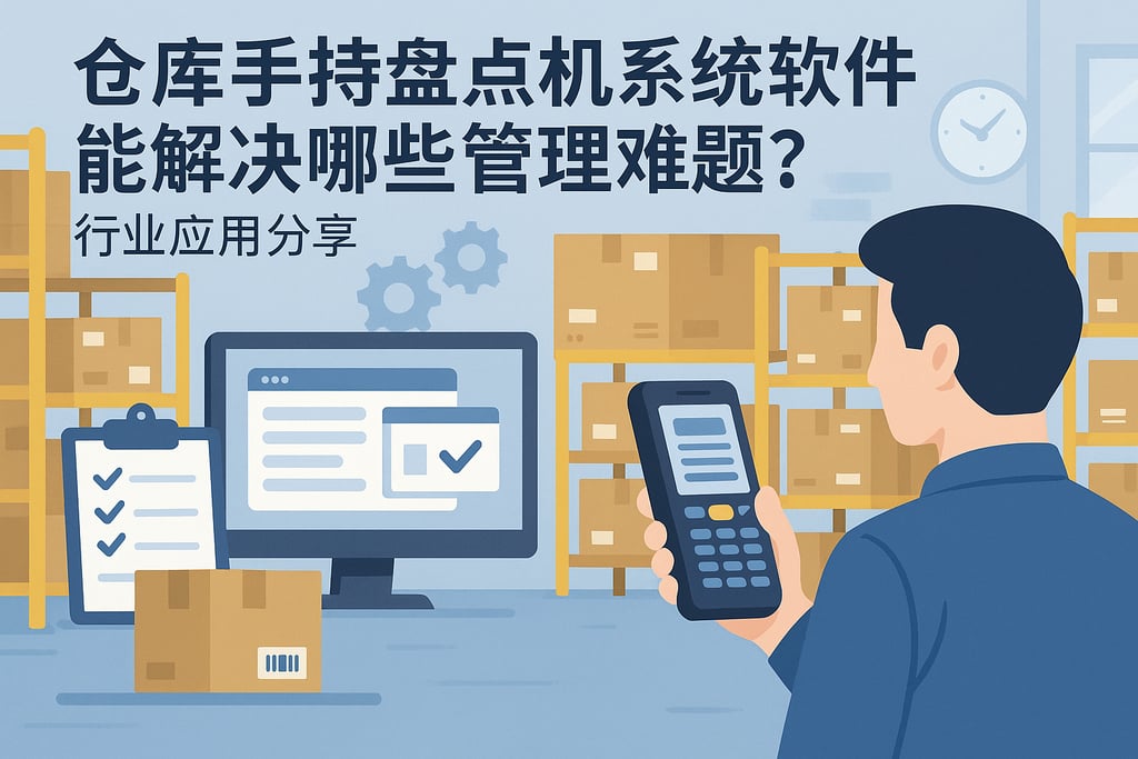 仓库手持盘点机系统软件能解决哪些管理难题？行业应用分享