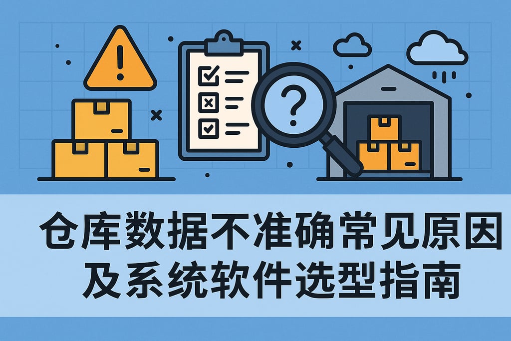 仓库数据不准确常见原因及系统软件选型指南