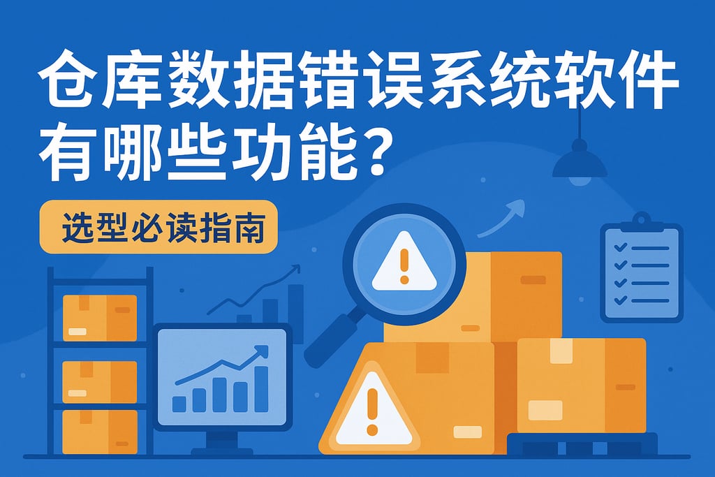 仓库数据错误系统软件有哪些功能？选型必读指南