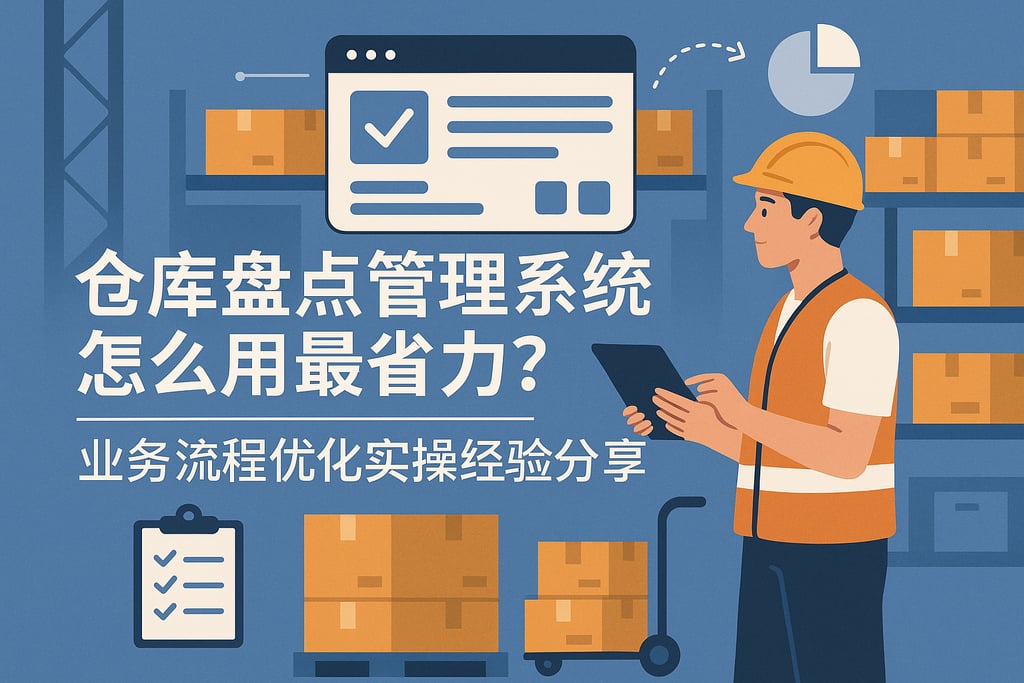 仓库盘点管理系统怎么用最省力？业务流程优化实操经验分享