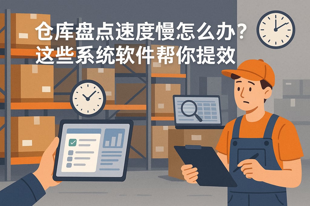 仓库盘点速度慢怎么办？这些系统软件帮你提效