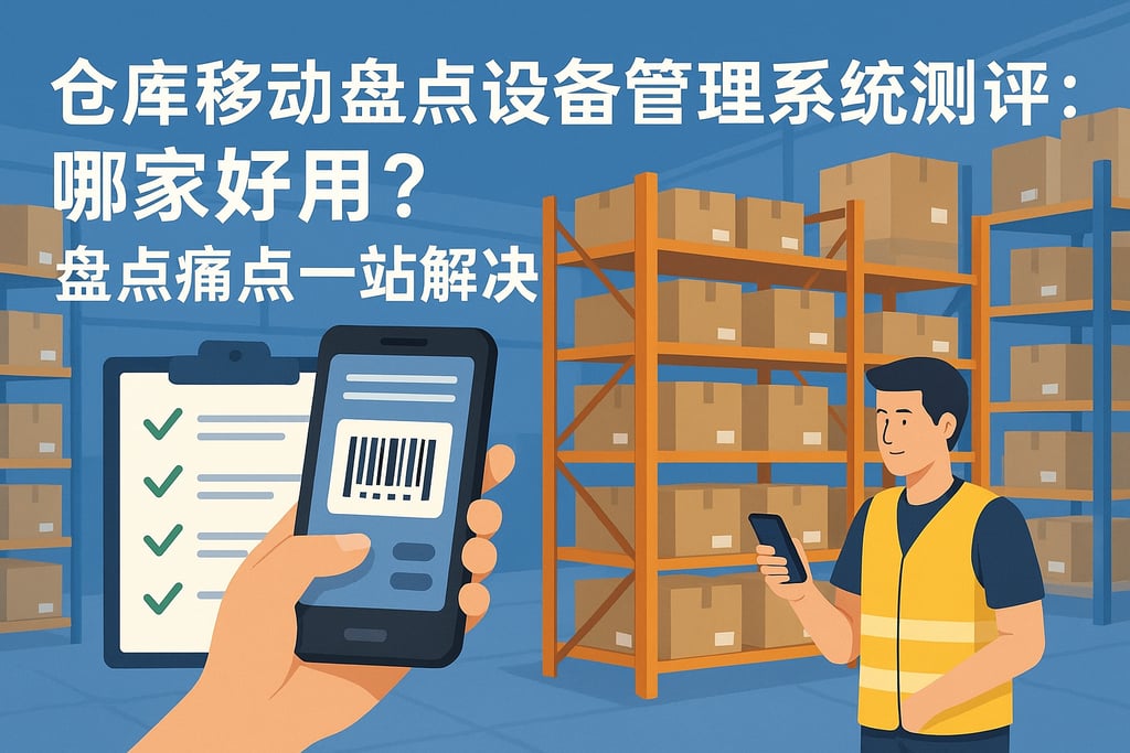 仓库移动盘点设备管理系统测评：哪家好用？盘点痛点一站解决