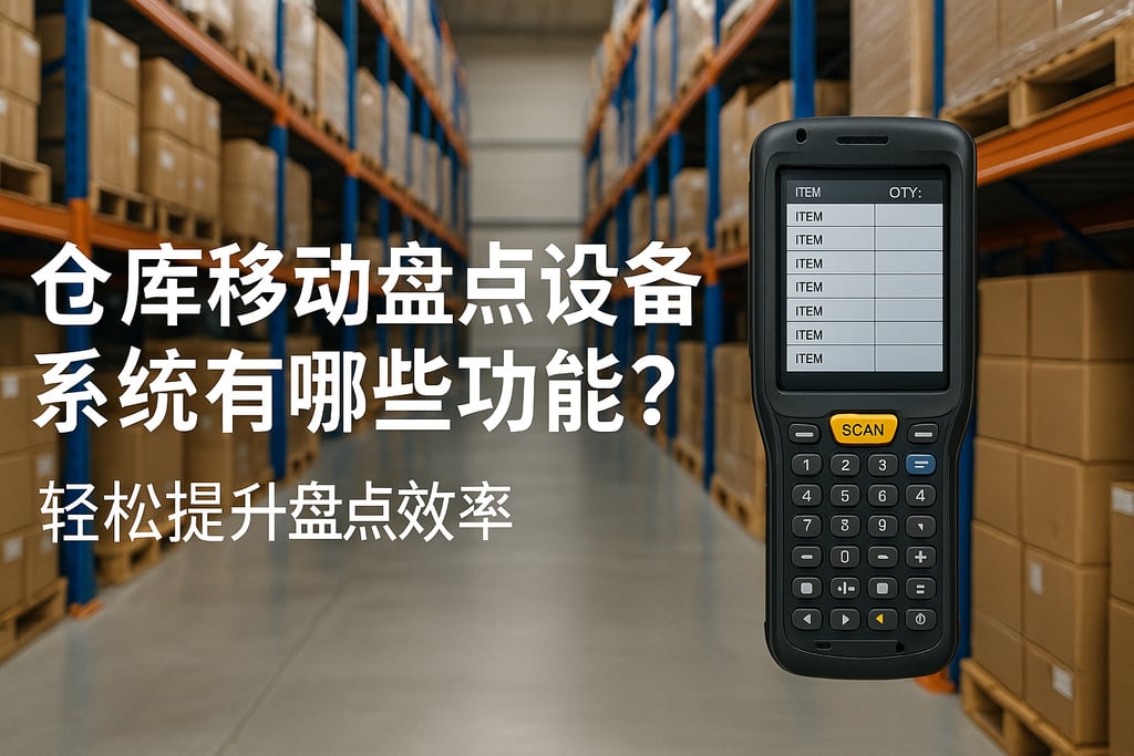 仓库移动盘点设备系统有哪些功能？轻松提升盘点效率