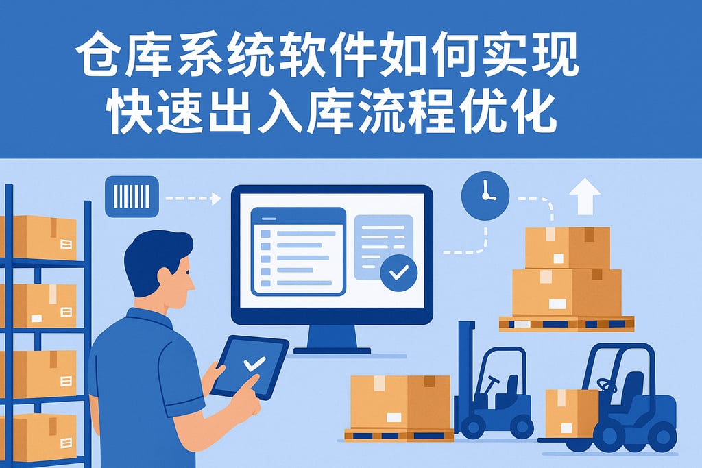 仓库系统软件如何实现快速出入库流程优化