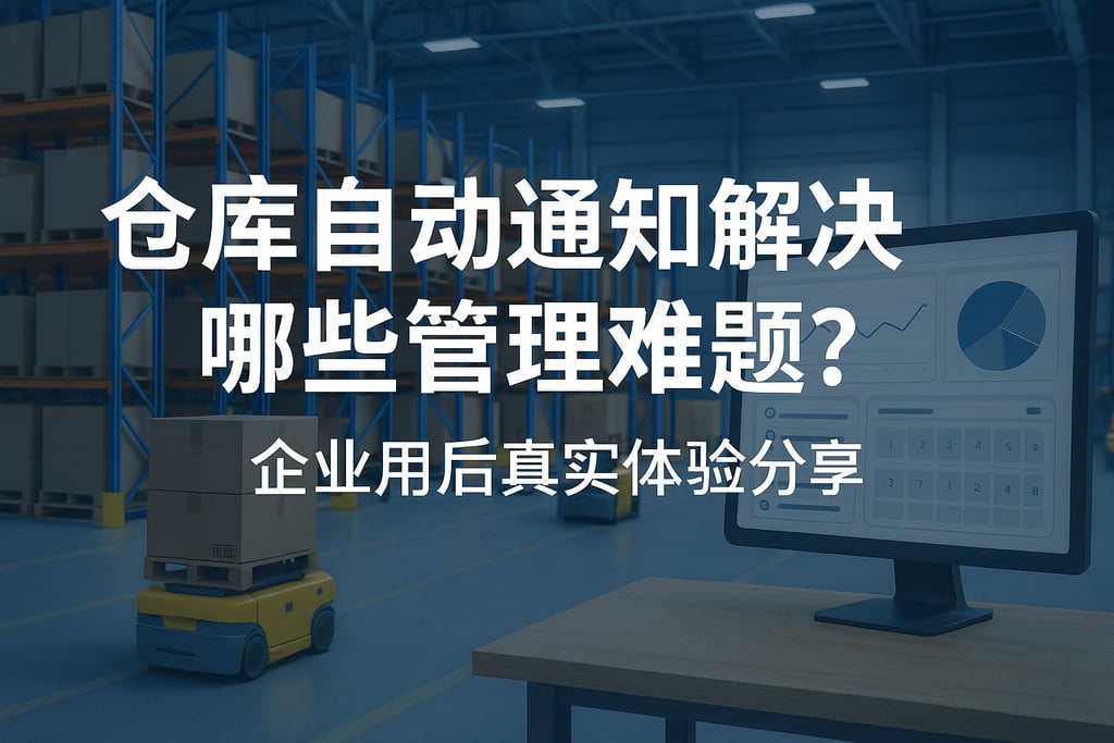 仓库自动通知解决哪些管理难题？企业用后真实体验分享