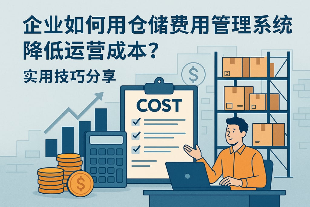 企业如何用仓储费用管理系统降低运营成本？实用技巧分享