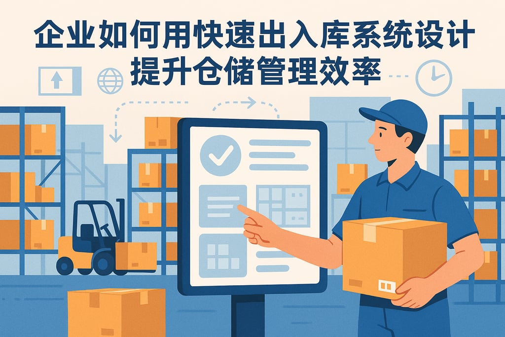 企业如何用快速出入库系统设计提升仓储管理效率
