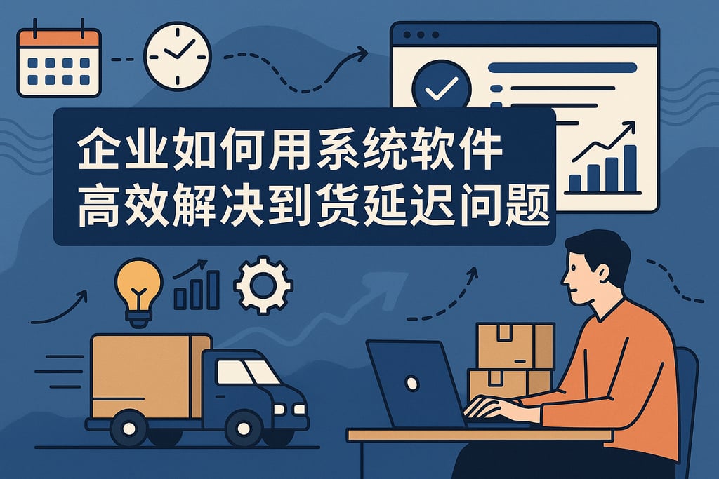 企业如何用系统软件高效解决到货延迟问题