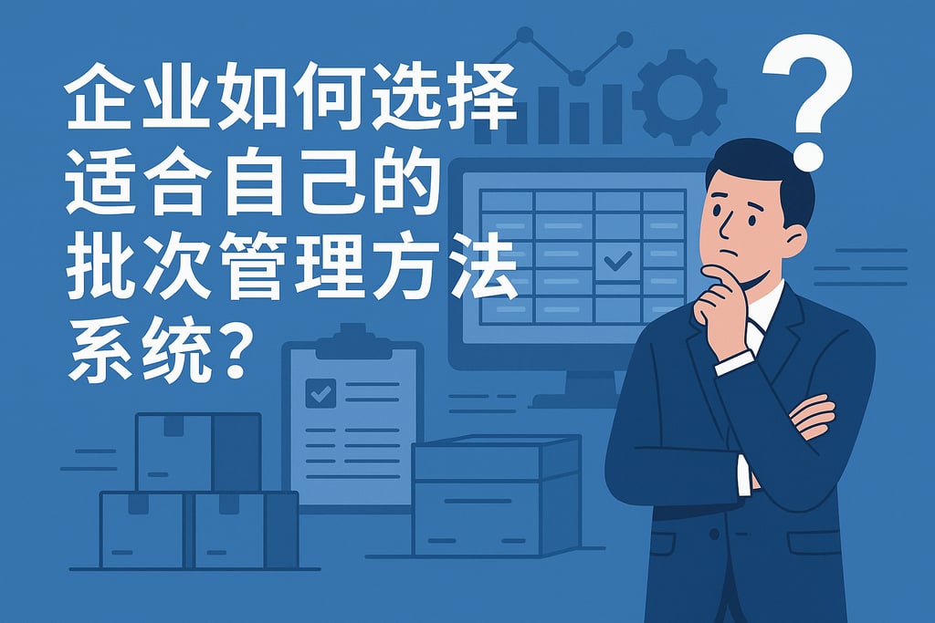 企业如何选择适合自己的批次管理方法系统？