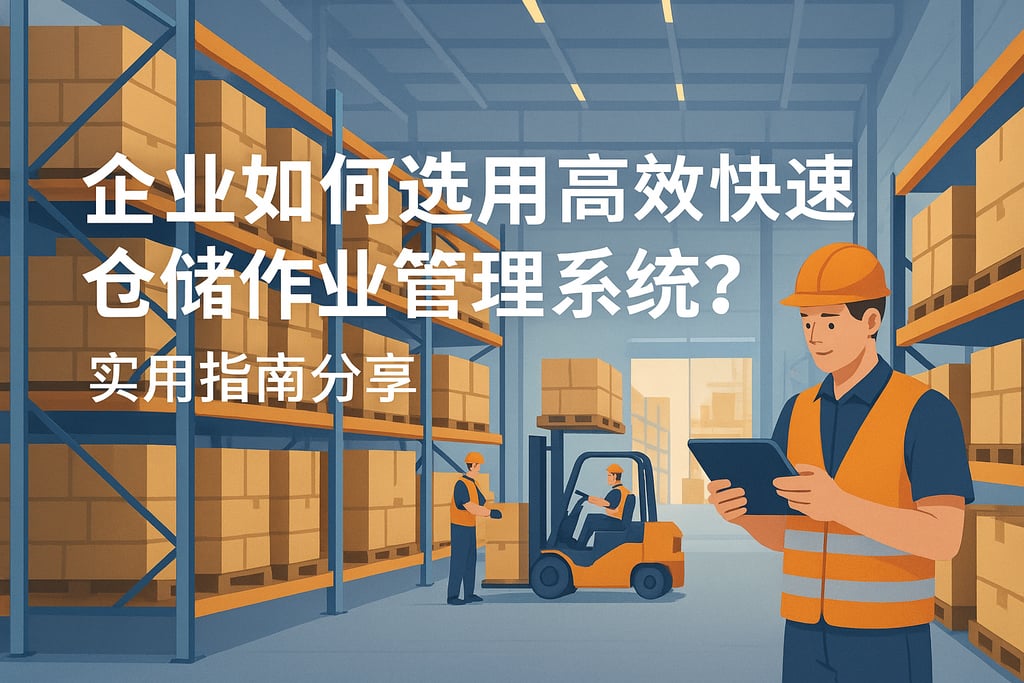 企业如何选用高效快速仓储作业管理系统？实用指南分享