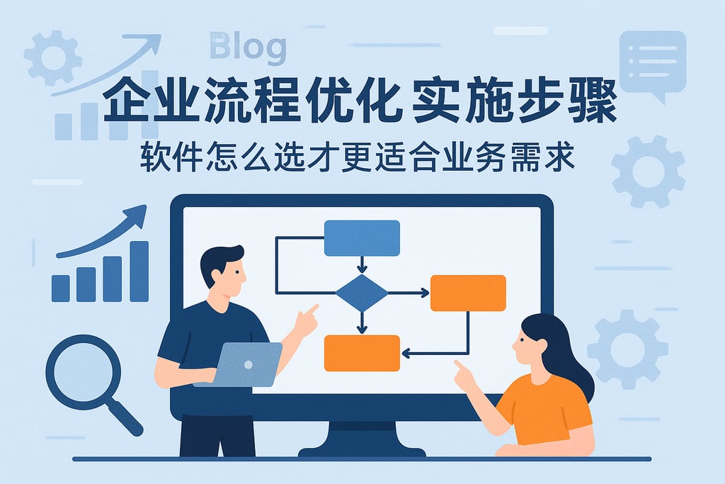 企业流程优化实施步骤软件怎么选才更适合业务需求